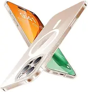 TORRAS Magnetic Slim-Fit for iPhone 16 Pro Max Case, Ultra-Thin 16 ProMax Phone Case Compatible with MagSafe, Light Anti-Scratch Matte Hard PC Bayer 6.9 inch OriginFit, Clear