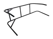 MPD RACING Midget Left Nerf 4 Point Black MPD25105