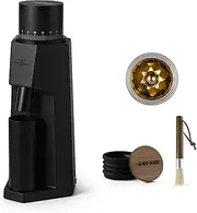 MHW-3BOMBER Sniper Conical Burr Coffee Grinder, Electric Coffee Bean Grinder for Espresso/Pour Over/Cold Brew, Upgraded Titanium-Coated Gold Burr, Infinite Adjustable, All-Metal Body, Model G6154B-OS