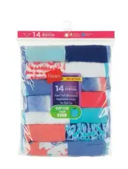 Hanes Girls Value Pack 14 Pair Bikini Underwear Tagless Size 14 Bright Colors