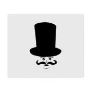 2 x 'Disappearing Man In A Top Hat' Lens Cleaning Cloths (LC00027038)