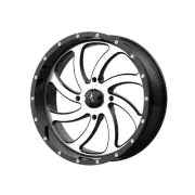 22x7 MSA Offroad M36 SWITCH Machined Gloss Black Wheel 4x156 (0mm)
