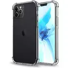 for iPhone 13/11 Pro Max XS Shockproof TPU Clear Case, [Wireless Charging Fits]