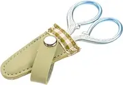Angoily 1 Set Scissor Tool with Leather Cover Comfortable Lightweight Sewing Scissors for Embroidery Needlework Crafting More Durable Stainless Steel Design
