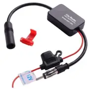 Car Auto Stereo FM Radio Signal Antenna Amplifier Anti-interference Metal Amp (for: Honda Civic)