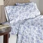 100% Cotton Percale Sheets - Printed Bed Sheet & Pillowcase Sets - Soft