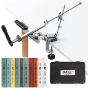 RUIXIN PRO RX-009 Professional Knife Sharpener with 10 Whetstones, 360° Rotat...