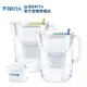 [共1壺4芯]德國BRITA Style 純淨濾水壺 3.6L+全效型濾芯3入