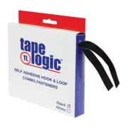 Tape Logic Hook and Loop Combo Packs 1" x 15' Black Strips