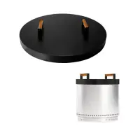 Firepit Snuffer Lid For Solo Stove Ranger Bonfire Lid-20" With 2 Handles