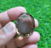 Stunning Smoky Quartz Faceted Oval Shape 85 Crt Loose Gemstone For Jewelry