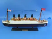 Wooden RMS Titanic Model Cruise Ship 14"