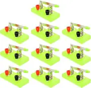Abaodam 10Pcs Single Pole Switch for Science Projects Electrical Laboratory Equipment for Circuits Essential Tool for Educational Experiments