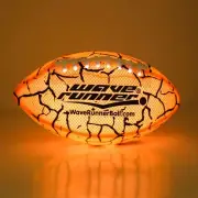 Wave Runner LED Light-Up Football - Glow in the Dark Football Games- Size 10.2"
