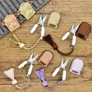 Steel Mini Scissor with Cover Tassel Cute Sharp Practical Design for Embroidery
