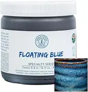 Penguin Pottery - Specialty Series - Floating Blue - Mid Fire Glaze, High Fire Glaze, Cone 5-6 for Mid Fire Clay, High Fire Clay - Ceramic Glaze Pottery (1 Pint | 16 oz | 473 ml)