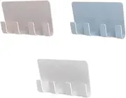 Angoily Phone Charging Holder Adhesive Hooks Heavy Duty Hanging Hooks Small Sticky Hooks Strong Sticky Hooks Stick on Hooks for Hanging Cell Phone Stand Brackets Cellphone Stand White