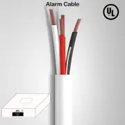 SECURITY WIRE BURGLAR ALARM 22/4 BARE COPPER OFC CABLE 500FT UL CL2/3 CERTIFIED