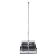 Dustpan Pan Cleaning Handle Metal Upright Dustpans Pans Stainless Broom Kitchen
