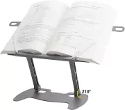 Metals Book Stand for ReadingBase with Non-Slip Pads Adjustable Textbook Reader