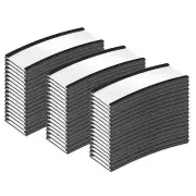 Pack of 50 - C Channel Magnetic Label Holders with Paper Inserts and Clear Pl...