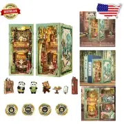 Challenging 239-Piece DIY Miniature House Kit for Book Lovers - Book Nook Decor