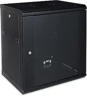 Platinum Enclosures 9u 450mm Deep Wall Mounted Data Cabinet 19 Inch Storage Rack for Home Office, Removeable Sides & Back panel, Lockable Door and Sides