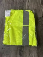 MAGID High-Visibility Vest Hi/Vis Yellow L-XL. # SVBA5Y