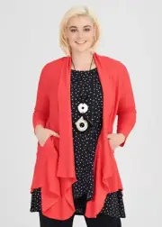 ts Taking Shape Cardi Size M (18) Nip & Tuck style NWT