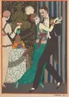 Dance Fashion : George Barbier : 1921 : Art Deco Print