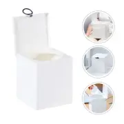 Square Trash Can Utility Room Waste Bin Craft Container Office