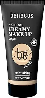 Benecos Natural Creamy Make-up Vanilla, 30ml, Vegan Foundation for Normal to Dry Skin