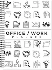 Work Planner Notebook | Day Work Task Planner Organizer Notebook - Monthly Daily Organization Notes Journal for Teens Teachers Students Women Entrepreneur Men