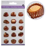 MultiCraft Paper Craft Sticker: 3D Treats Puffy-Gold Drizzled 10.4x19.1cm