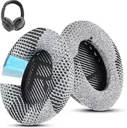 Wzsipod Cooling-Gel QuietComfort 35 / QC 35ii Replacement Ear Pads for Bose Headphones Compatible with Bose QC45 QC35 QC25 QC2 QC15 / Around-Ear 2 AE2i AE2w / SoundTrue & SoundLink Series (Grey Fabric)