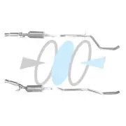 FAP DPF Citroen C5, 2.0 Diesel - OE: 1606411080, 1606601480, 1608405380
