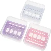 Baluue Nail Drill Storage Box Pp Material Holder Nail Drill Bit Display Easy to Use Organizer