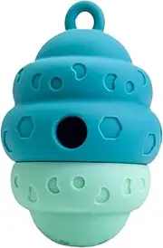 Dog Slow Feeder Toy, Slow Feeder Dog Toy, Chew-Resistant Silicone Foraging Teething Dispenser for Puppy Boredom-Relieving Mealtime Mental Stimulation