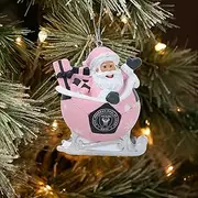 FOCO - MLS 4" Soccer Ball Sleigh Resin Xmas Christmas Holiday Tree Hanging Ornament - Inter Miami CF