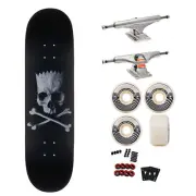 Zero Premium Skateboard with Indy Trucks, Triclops Wheels 8.25" Camp Bart