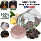 6/5x Organic Grey Reverse Shampoo Bar Hair Darkening Shampoo Soap Hair Shampoo