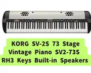 KORG SV-2S 73 Stage Vintage Piano SV2-73S RH3 Keys Built-in Speakers