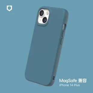 【RHINOSHIELD 犀牛盾】iPhone 14 Plus 6.7吋 SolidSuit MagSafe兼容 超強磁吸手機保護殼(經典防摔背蓋殼)