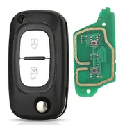 Flip Remote Key Fob 2/3 Buttons 433MHz ASK ID46 PCF7961 for for Mercedes Benz Citan 2012 - 2019 Smart W364 2 Buttons Key