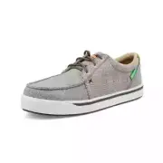 Twisted X Work MCAN003 Men 8.5 Light Gray EcoTWX Composite Safety Toe Shoes P442
