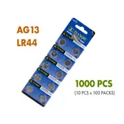 1000 PCS AG13 LR44 SR44 A76 357 157 Alkaline Button Cell Battery 1.5V