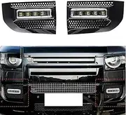Front Fog Lights Front Driving Lamp Halogen LED Bulbs Light Housing Body Kit For Defender 2020-2025 Car Accessories (A Pair)
