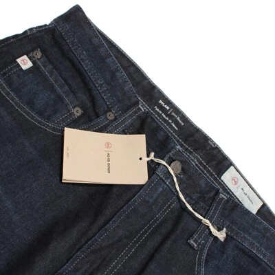 AG Adriano Goldschmied NWT Jeans Size 34 US Dylan Slim Skinny In Solid Blue