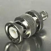 SMA female / BNC male - coax adapter to convert cable connector plug *USA Seller