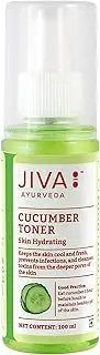Jiva Cucumber Water - 100 ml - Pack of 1 - For All Skin Types, Natural Skin Toner, Moisturises Skin